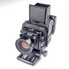 KAMERA. Fuji Professional 6x8. GX 680. 1987. Objektiv EBC Fujinon GX 80 mm 1:5,6. AE Finder. Bakstycke. Bälg. Batteriladdare. 2 stycken fjärrutlösare.