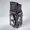 KAMERA. Rolleiflex. Schneider-Keuznach Xenar 1:3,5/75 2243017. Model 1. 1958-61.