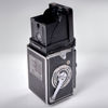 KAMERA. Rolleiflex. Schneider-Keuznach Xenar 1:3,5/75 2243017. Model 1. 1958-61.