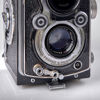 KAMERA. Rolleiflex. Schneider-Keuznach Xenar 1:3,5/75 2243017. Model 1. 1958-61.