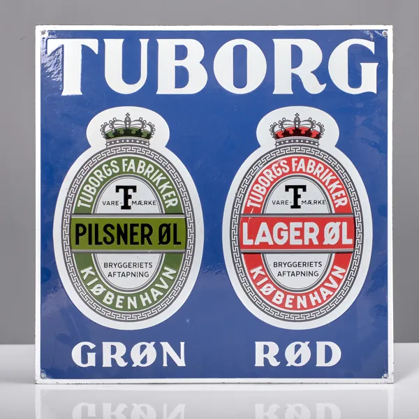 EMALJSKYLT. Tuborg.