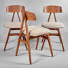 BENGT RUDA. 3 stolar. Teak. Nizza. IKEA. 1950-tal.