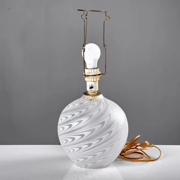 BORDSLAMPA. Murano. 1960-70-tal.