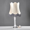 BORDSLAMPA. Glas med underfång. Kosta. 1960-70-tal.