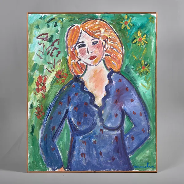 MARIANNE ÅGREN. (1943-). Olja på duk.