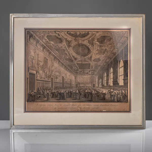 GIOVANNI BATTISTA BRUSTOLON. Gravyr. 1700-tal.