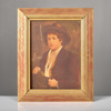 OLJA PÅ PANNÅ. Porträtt. 1800-tal.