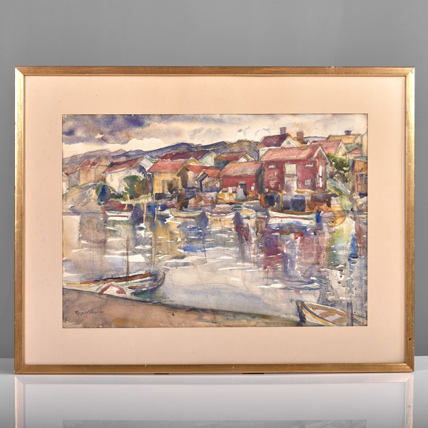 INGEGERD BESKOW. (1887-1978). Akvarell.