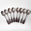 HANS HANSEN. Teskedar.. 8 stycken. Sterlingsilver.