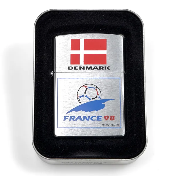 TÄNDARE ZIPPO. World Cup France 98. Denmark. 1997.