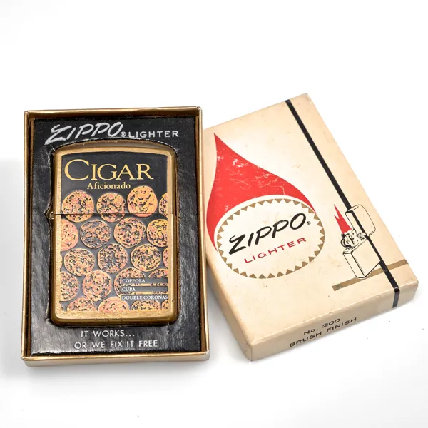 TÄNDARE ZIPPO. Cigar Aficionado. Coppola Cuba Double Coronas Edition. 1996.