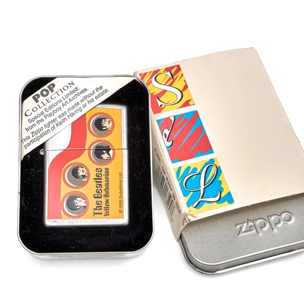 TÄNDARE ZIPPO. The Beatles. Yellow Submarine. Band Portrait Edition. 1999-2000.
