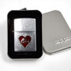 TÄNDARE ZIPPO. Elvis Presley. Red Heart Emblem. 2003.
