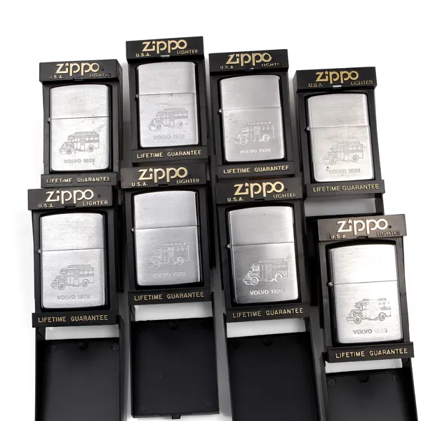 TÄNDARE ZIPPO. 8 stycken. Volvo 1928. 1992.