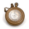 TÄNDARE. Mässing. Lettland. Silver Lati Coin. 1920-40-tal.