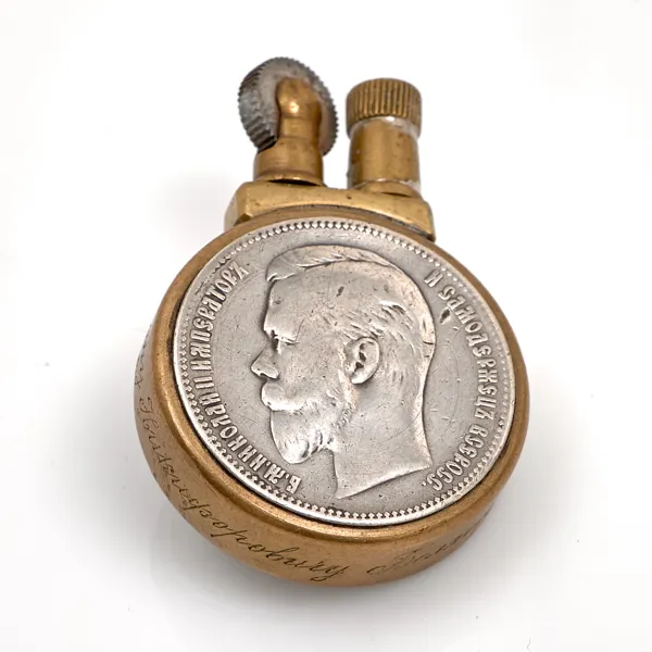 TÄNDARE. WWI. Russian Nicholas II. 1 Rouble Coin. 1910-tal.