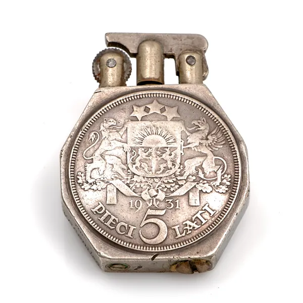 TÄNDARE. 5 Lati Silver. Lettland. 1930-40-tal.