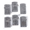 PARTI TÄNDARE. Vietnamn. Zippo, Noble, 4 Zenith. 1960-70-tal.