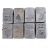 PARTI TÄNDARE. 7 Zippo och 1 Penguin. Vitenam. 1960-70-tal.