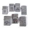 PARTI TÄNDARE. 4 Zippo, 1 Zenith, 1 Super-Lite och Konwal. Vitenam. 1960-70-tal.