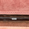SKRIVSCHATULL. Mahogny med inläggningar i pärlemo. Mansfield Manufacturer Dublin. Omkring 1900.