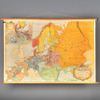 SKOLPLANSCH. Det svenska stormaktsväldet och dess krig. Bengtssons litografiska 1946.