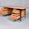 FLORENCE KNOLL. Skrivbord. Large Executive Desk. Knoll International. NK:s verkstäder i Nyköping, 1964.