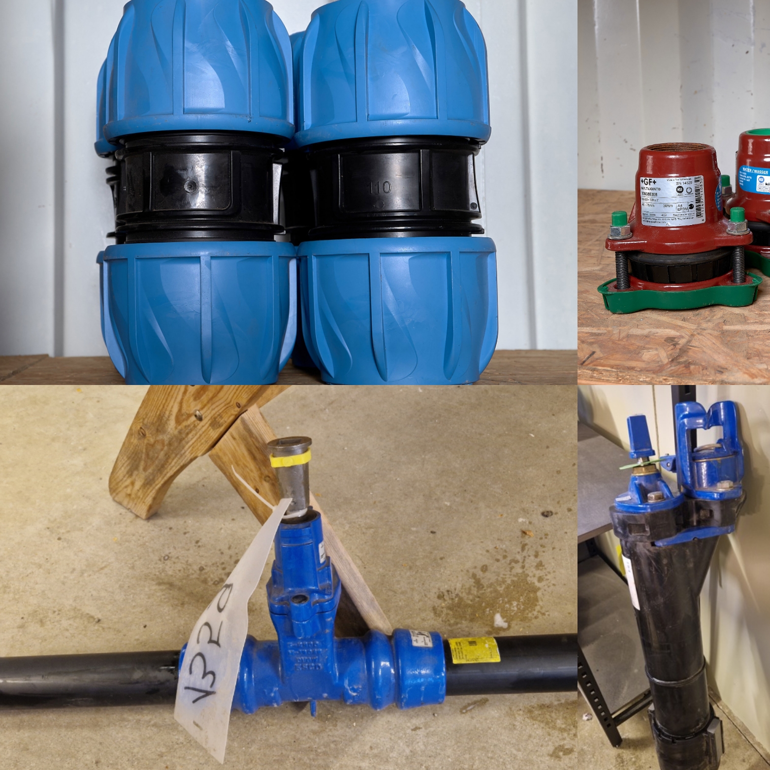 VATTEN- OCH AVLOPP. Parti osålda objekt från konkursauktion GGOS AB. 26 januari. kl 19-20.